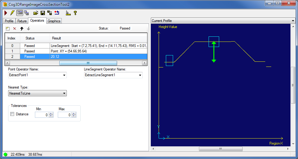 Image Processing Profile Plus Example 3DCross Section Operators 2 Result