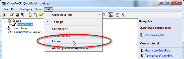 Quick Build Quick Build Walkthrough Using License
