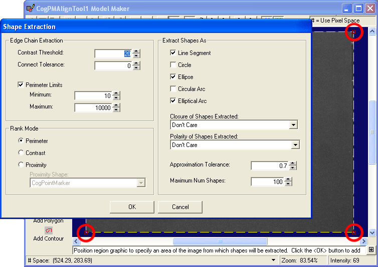 Search PMAlign Walkthrough Extract Shapes extractwyellowselect