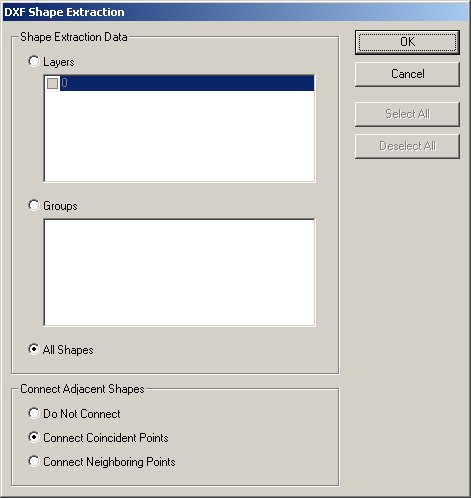 Search PMAlign Walkthrough ImportDXF htis import dialog