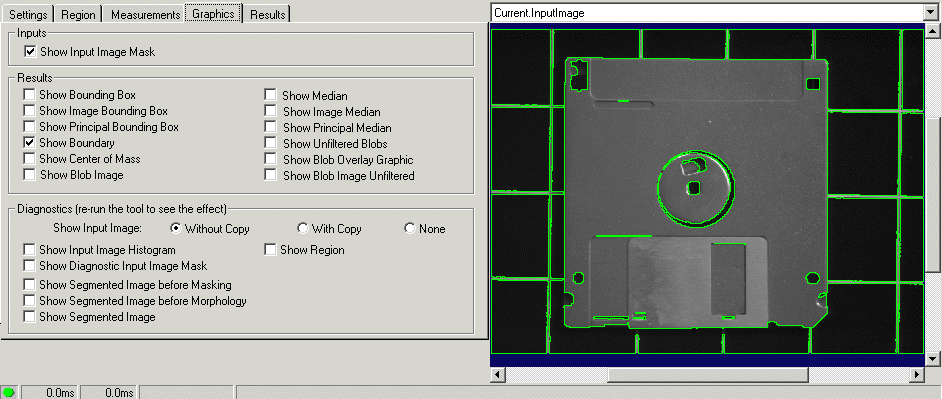 Cognex Blob Reference Blob Control Graphics