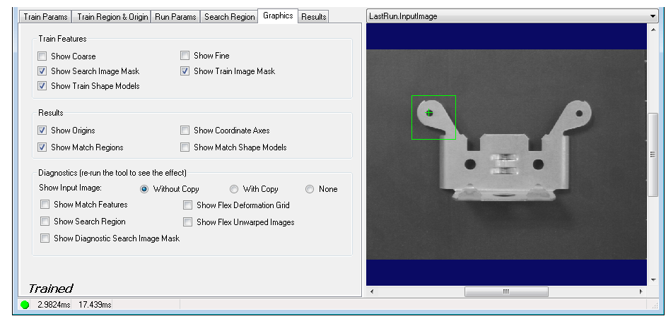 Cognex Patmax Align Reference Patmax Control Graphics