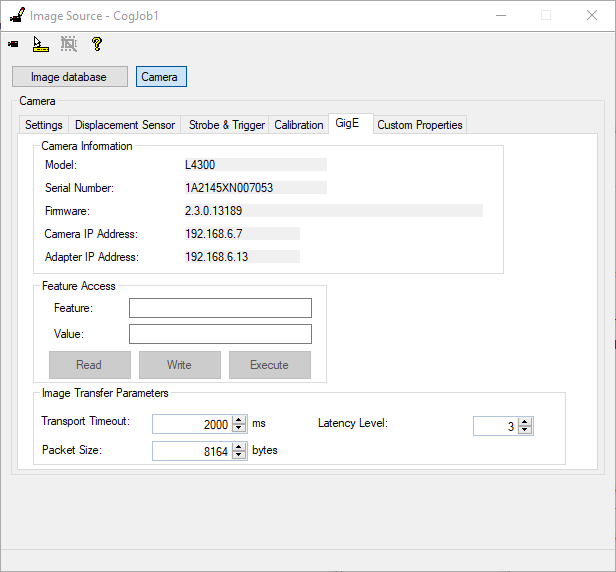Acquisition Profile Plus Walkthrough GigE