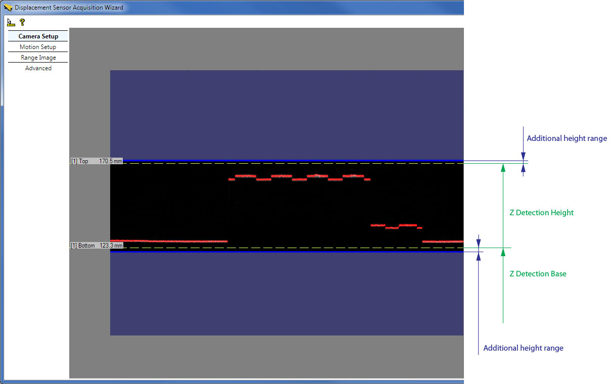 Acquisition Profile Plus Walkthrough ZDetection Base Height