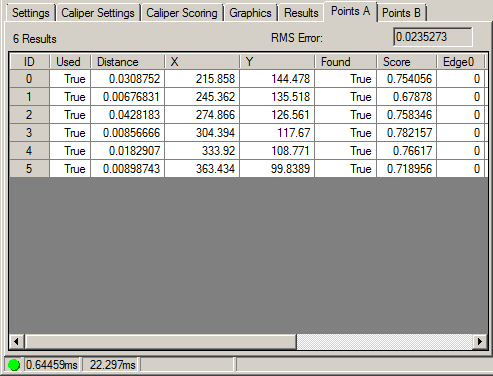 Cognex Caliper Cog Find Corner Find Corner PointsATab