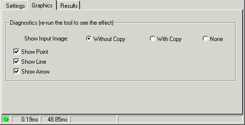 Cognex Dimensioning Distance Point Line Control Distance Point Line Graphics Tab