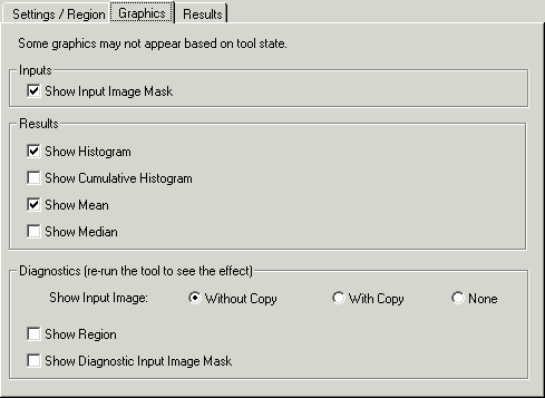 Cognex Image Processing Histogram Control histo graphicstab