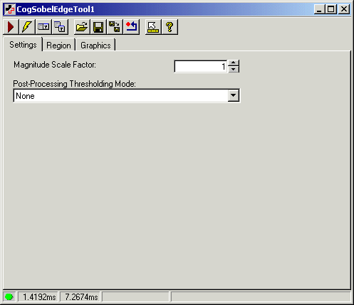 Cognex Image Processing Sobel Control Sobel Edge Settings Tab