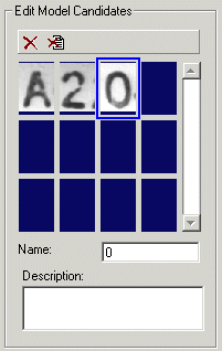 CognexOC Normal Font Editor OCVAdd Models Edit Model