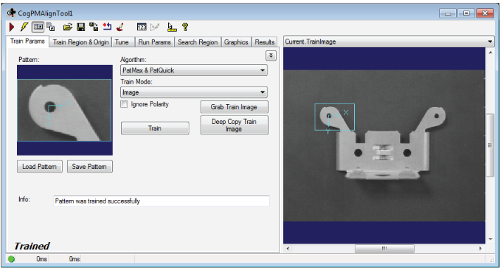 Cognex Patmax Align Reference Patmax Control Whole Control