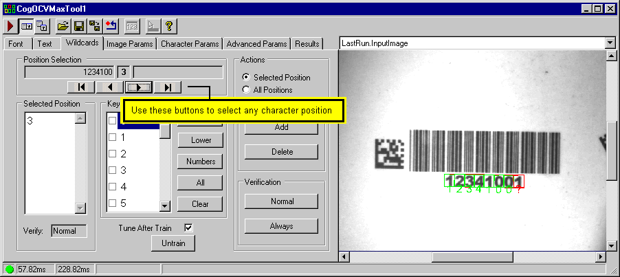 Identification OCVMax Walkthrough UseOCVMax Last Position Selected