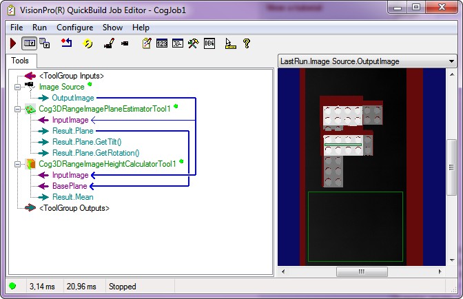 Image Processing Profile Plus Example Height Measurement With Profile Plus regions