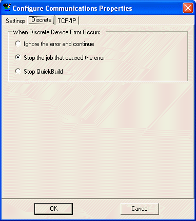 Quick Build Quick Build Walkthrough DiscreteIO Discrete Properties